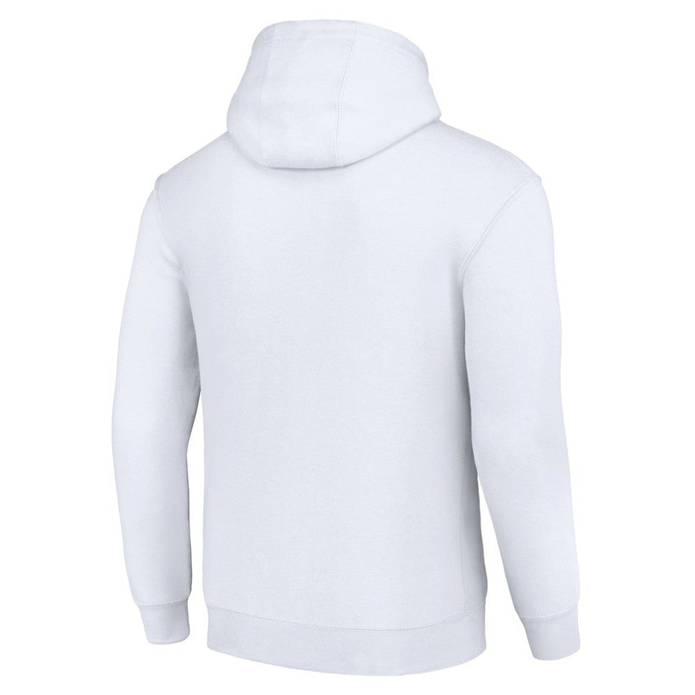 NHL Edmonton Oilers Starter Team Logo Graphic Fleece Tri-Blend Pullover Hoodie - White