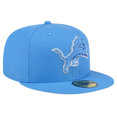 Detroit Lions New Era Omaha 59FIFTY Fitted Hat Blue