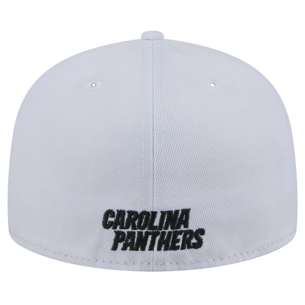 Carolina Panthers New Era Omaha 59FIFTY Fitted Hat White