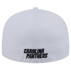 Carolina Panthers New Era Omaha 59FIFTY Fitted Hat White