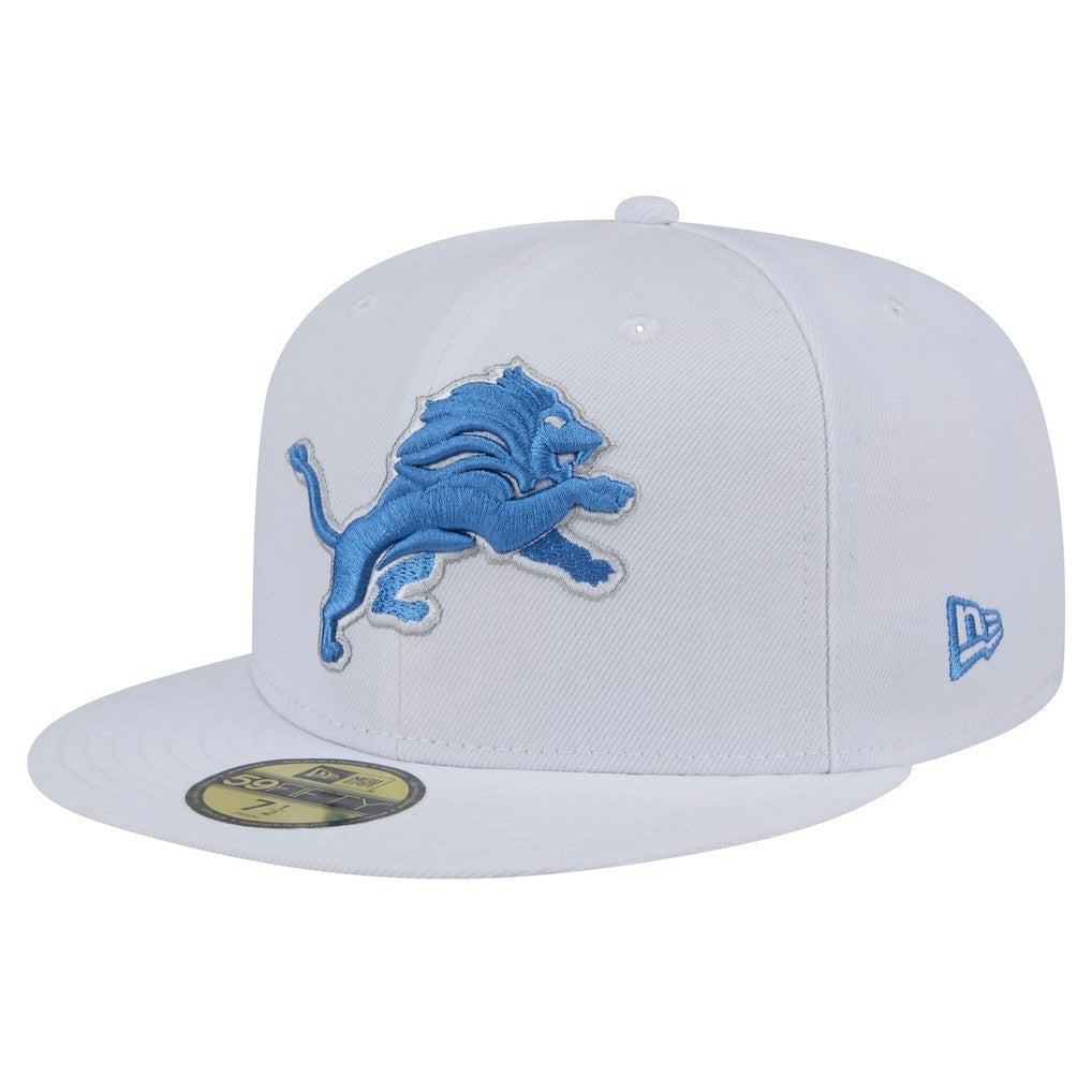Detroit Lions New Era Omaha 59FIFTY Fitted Hat White