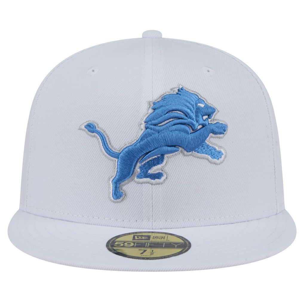 Detroit Lions New Era Omaha 59FIFTY Fitted Hat White