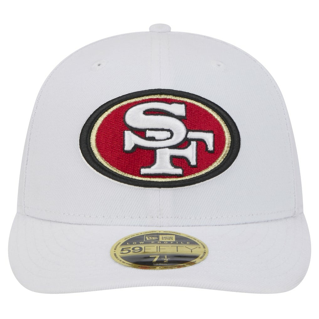 San Francisco 49ers New Era Omaha Low Profile 59FIFTY Fitted Hat White