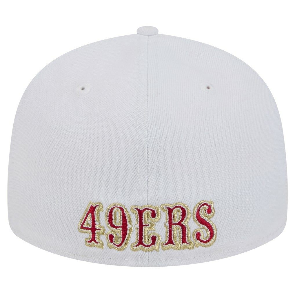 San Francisco 49ers New Era Omaha Low Profile 59FIFTY Fitted Hat White