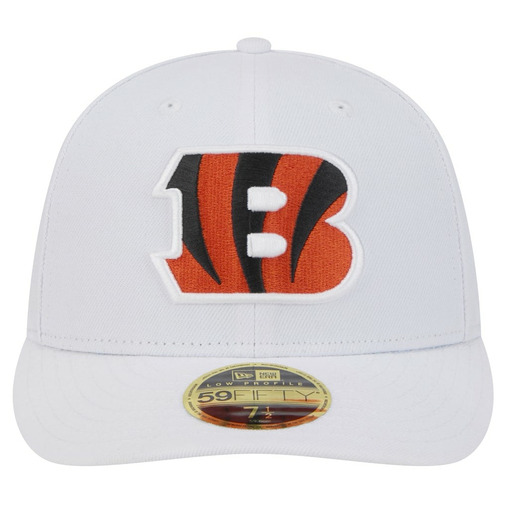 Cincinnati Bengals New Era Omaha Low Profile 59FIFTY Fitted Hat White