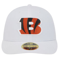 Cincinnati Bengals New Era Omaha Low Profile 59FIFTY Fitted Hat White