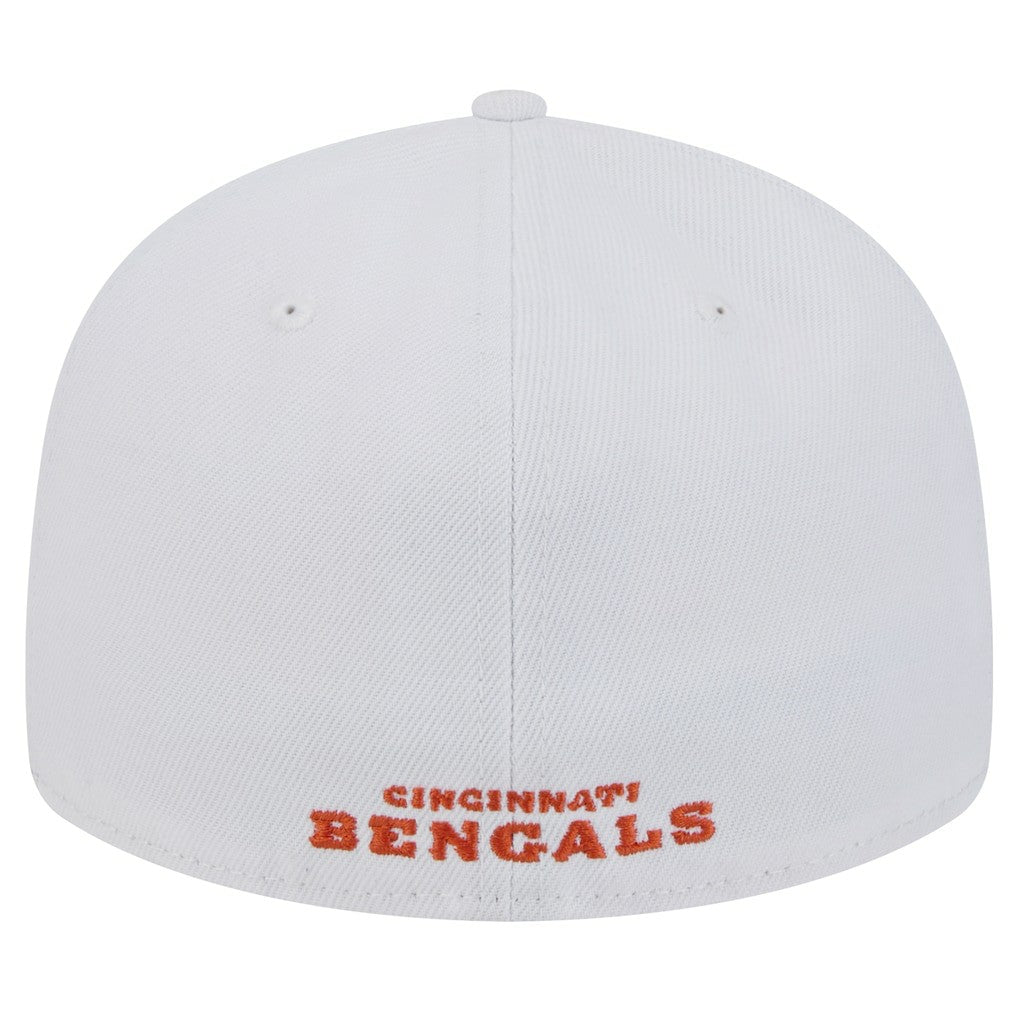 Cincinnati Bengals New Era Omaha Low Profile 59FIFTY Fitted Hat White