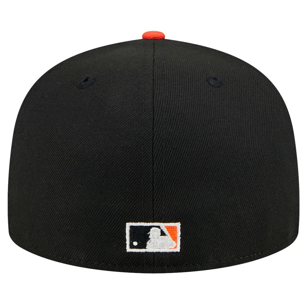 San Francisco Giants New Era Shadow Stitch 59FIFTY Fitted Hat - Black Hats