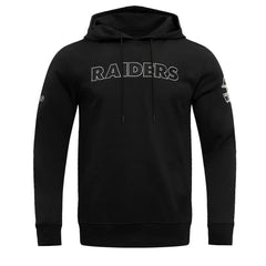 Las Vegas Raiders Pro Standard Classic Chenille Pullover Hoodie Black