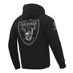 Las Vegas Raiders Pro Standard Classic Chenille Pullover Hoodie Black