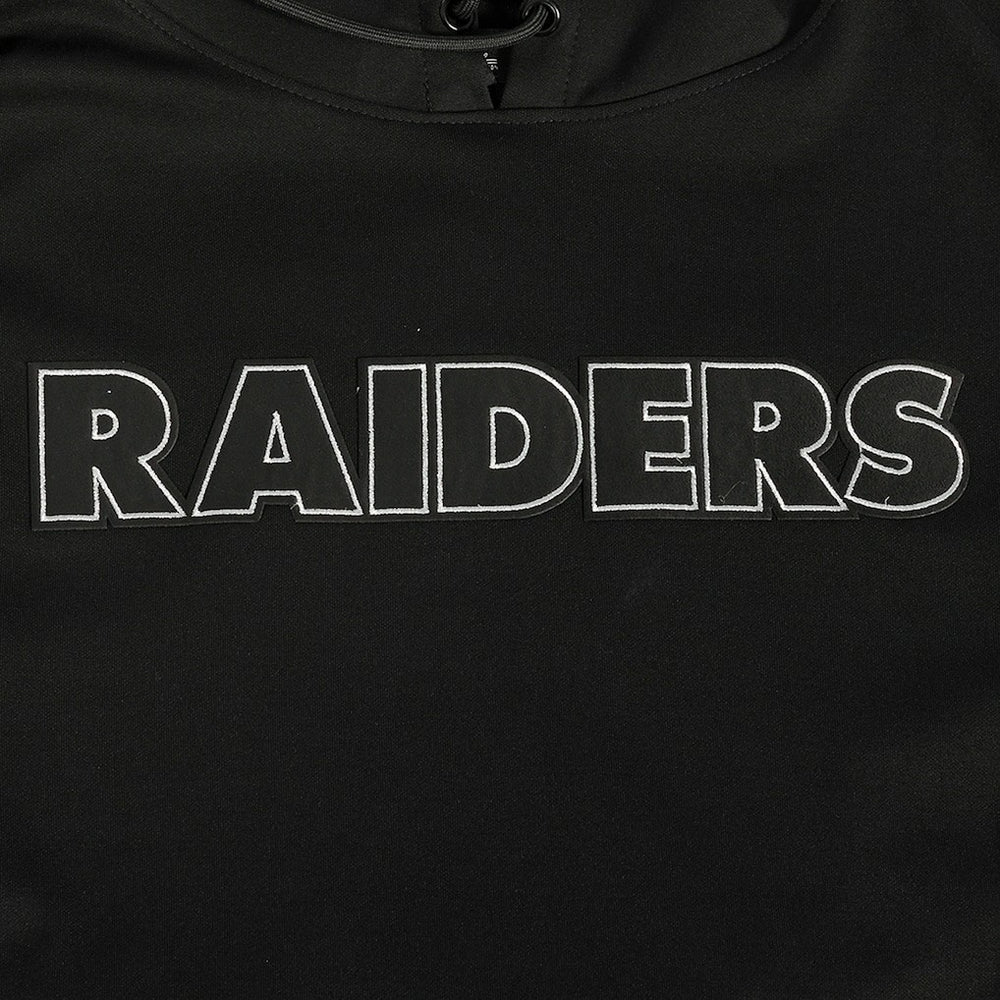 Las Vegas Raiders Pro Standard Classic Chenille Pullover Hoodie Black