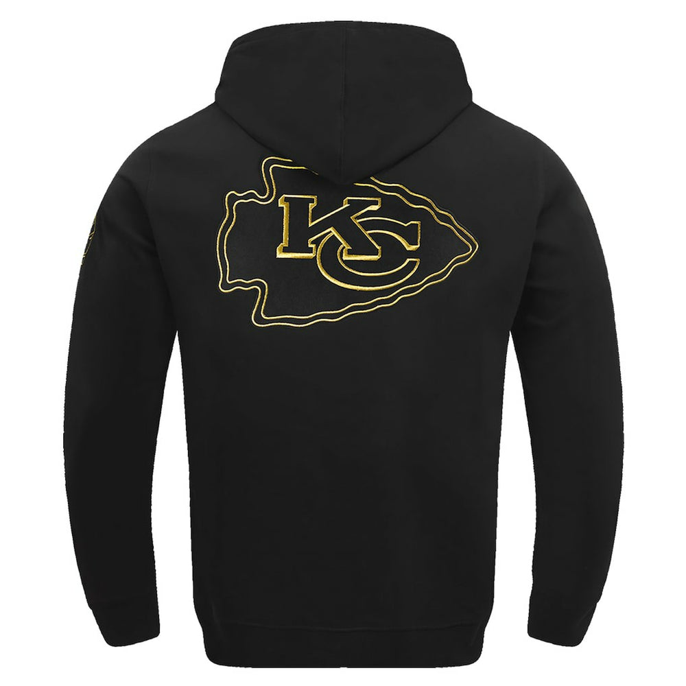 Kansas City Chiefs Pro Standard Classic Chenille Pullover Hoodie Black