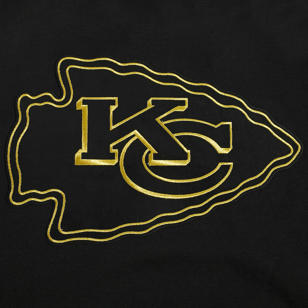 Kansas City Chiefs Pro Standard Classic Chenille Pullover Hoodie Black