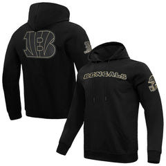 Cincinnati Bengals Pro Standard Classic Chenille Pullover Hoodie Black