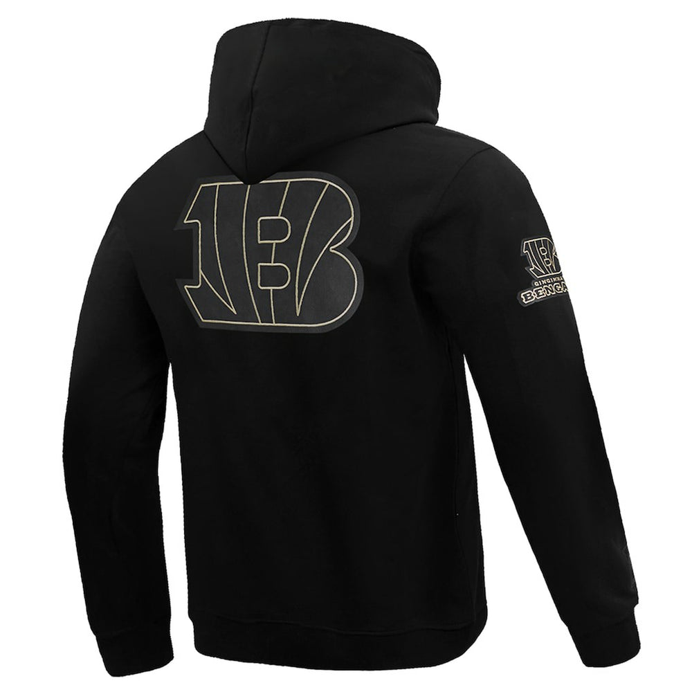 Cincinnati Bengals Pro Standard Classic Chenille Pullover Hoodie Black