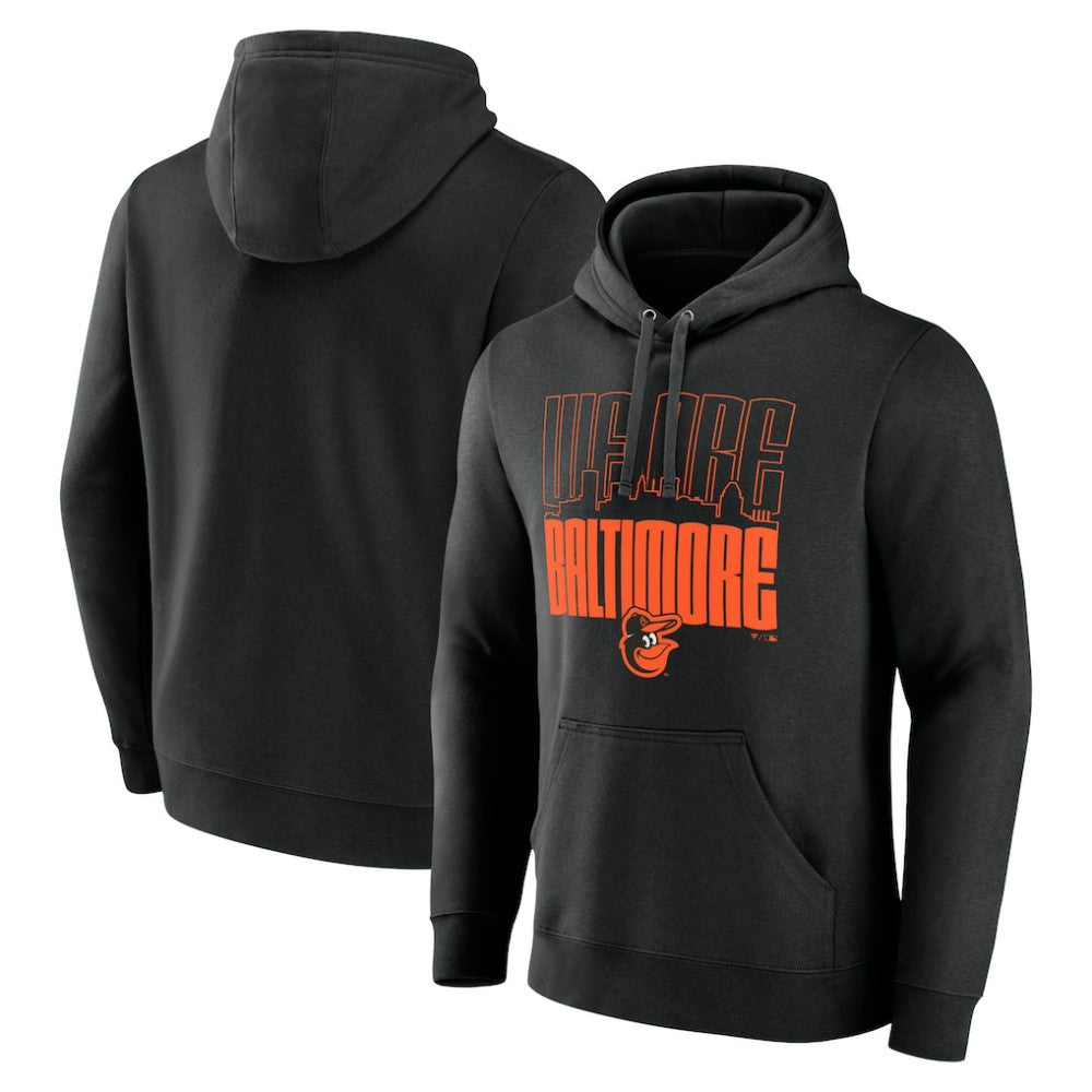 Baltimore Orioles We Are Baltimore Pullover Hoodie - Black Hoodies
