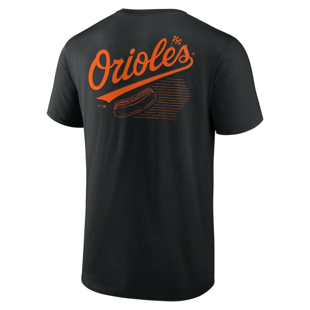 Baltimore Orioles Hot Dog Race T-Shirt - Black T-shirts