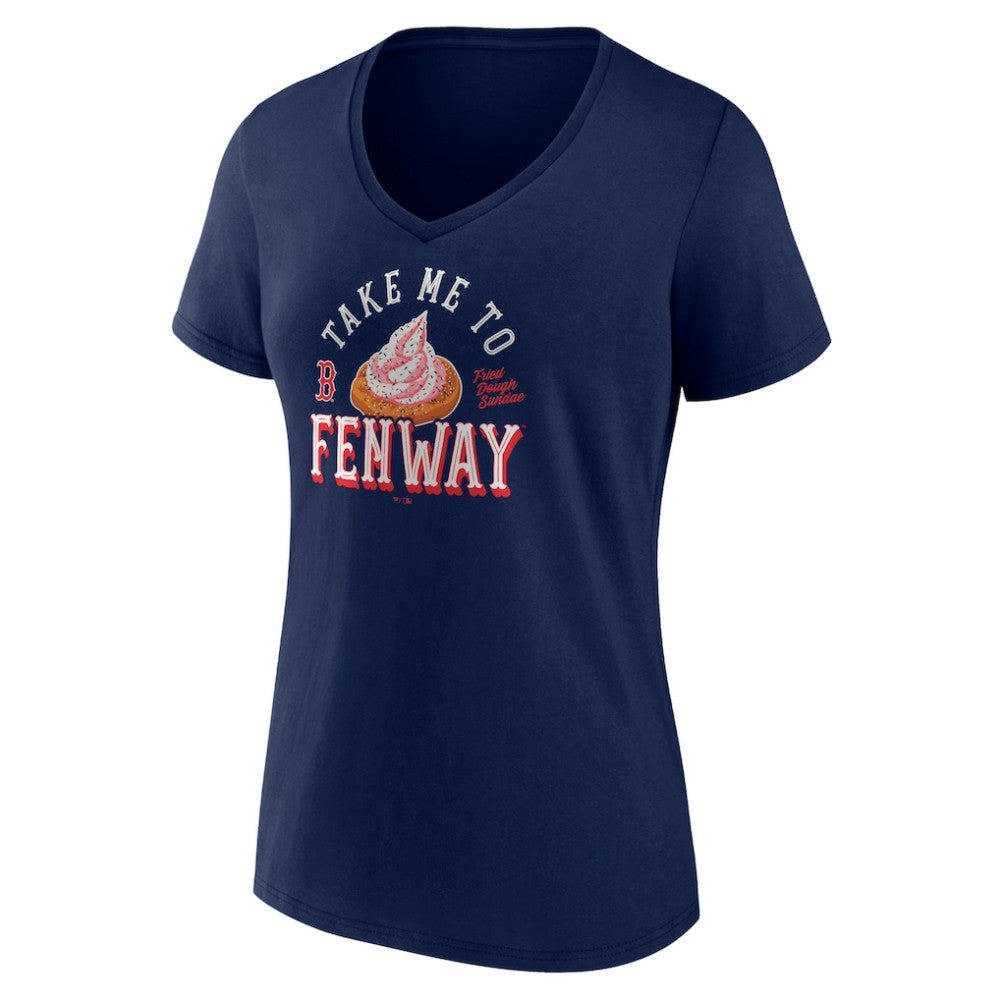 Boston Red Sox Women's Take Me to Fenway V-Neck T-Shirt - Navy T-shirts