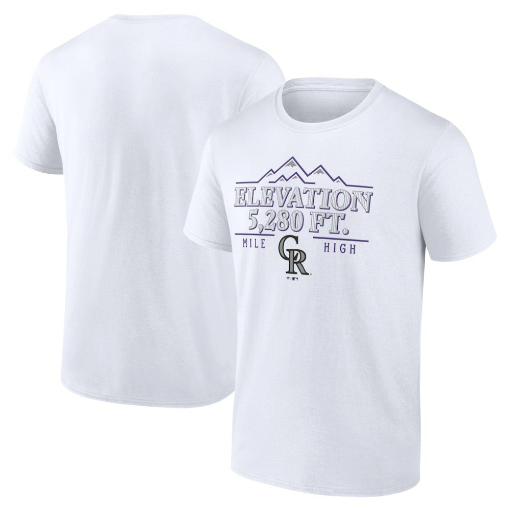 Colorado Rockies Elevation T-Shirt - White T-shirts