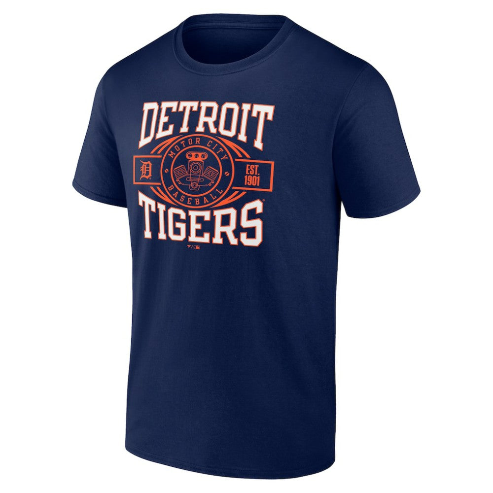 Detroit Tigers Motor City Baseball T-Shirt - Navy T-shirts