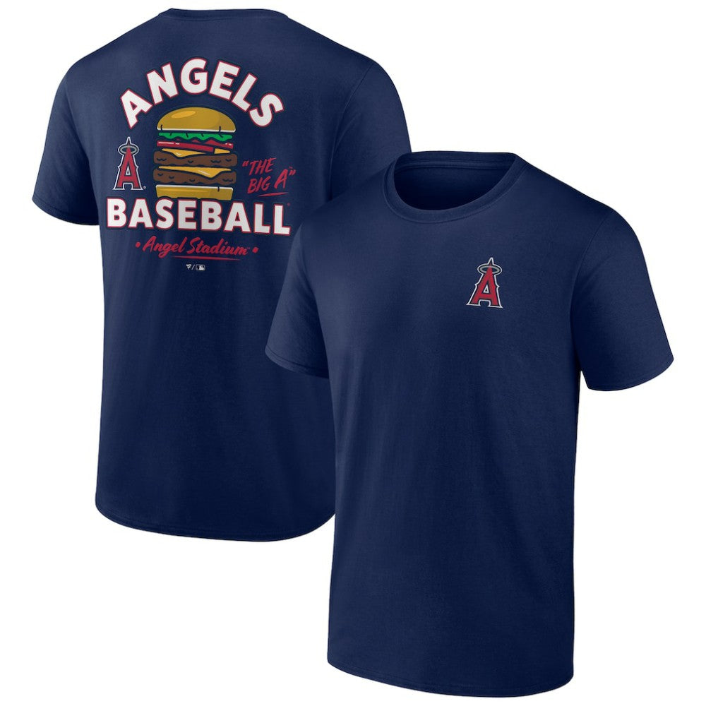 Los Angeles Angels Big A Burger T-Shirt - Navy T-shirts