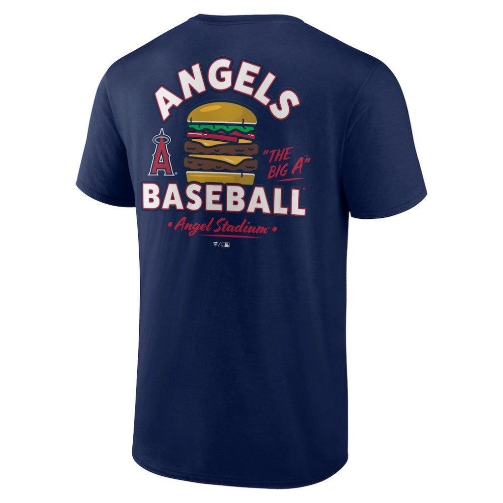Los Angeles Angels Big A Burger T-Shirt - Navy T-shirts