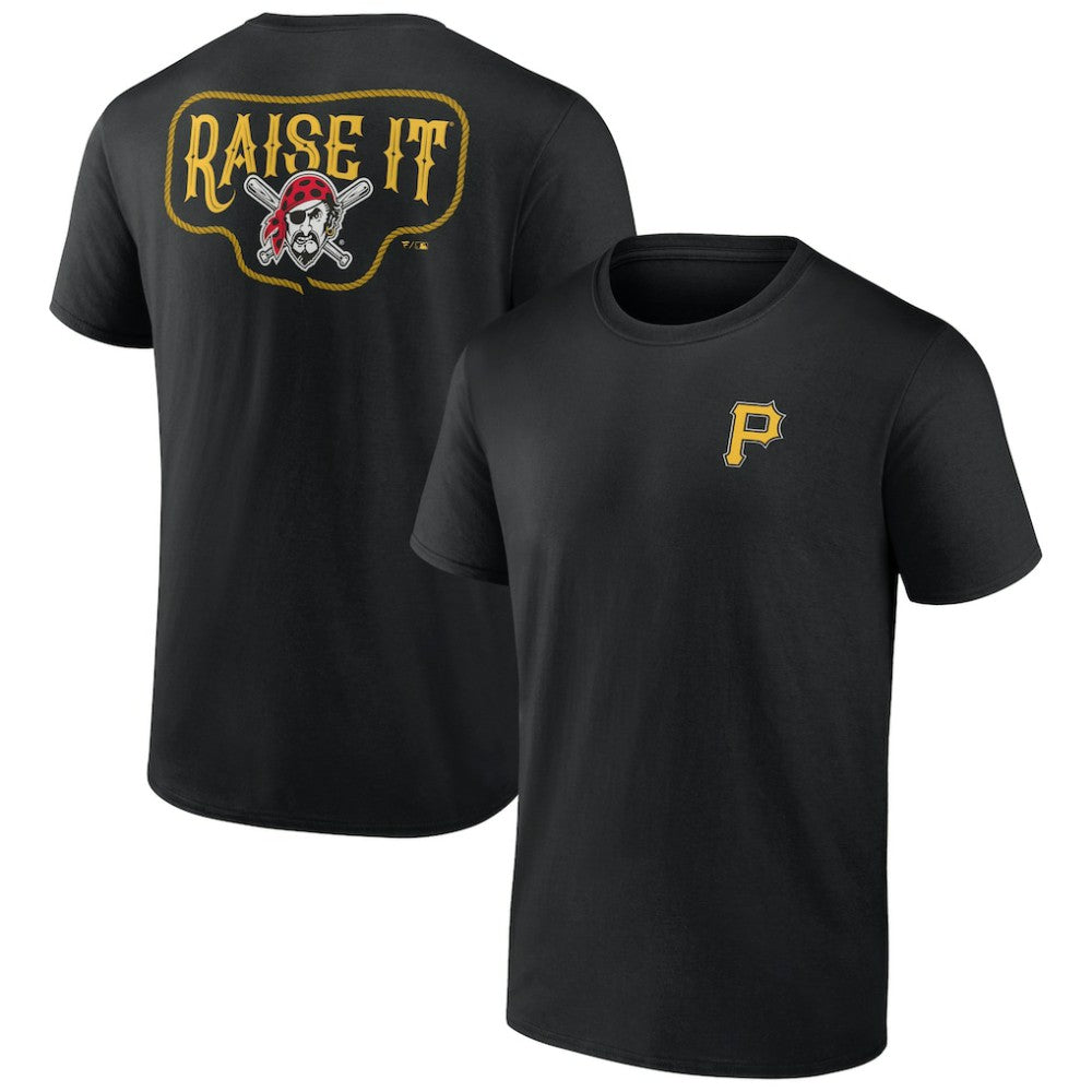 Pittsburgh Pirates Raise It T-Shirt - Black T-shirts