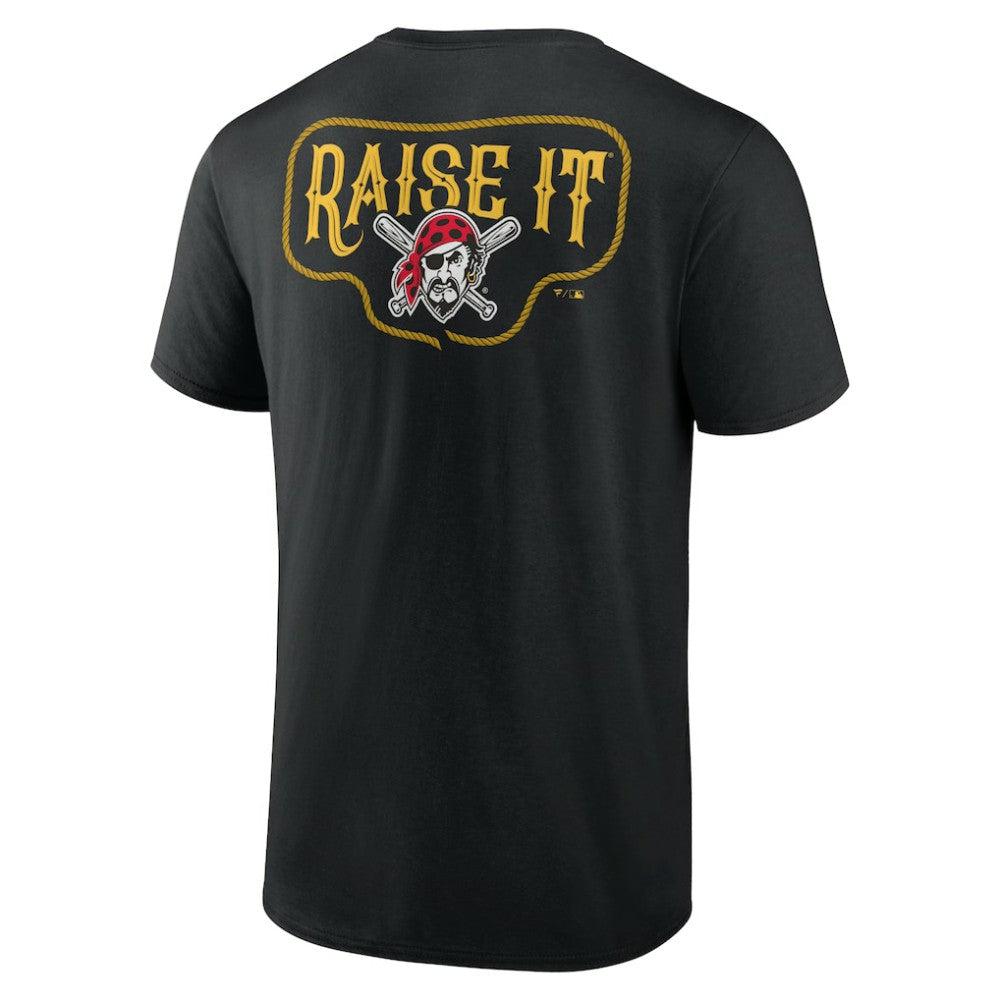 Pittsburgh Pirates Raise It T-Shirt - Black T-shirts