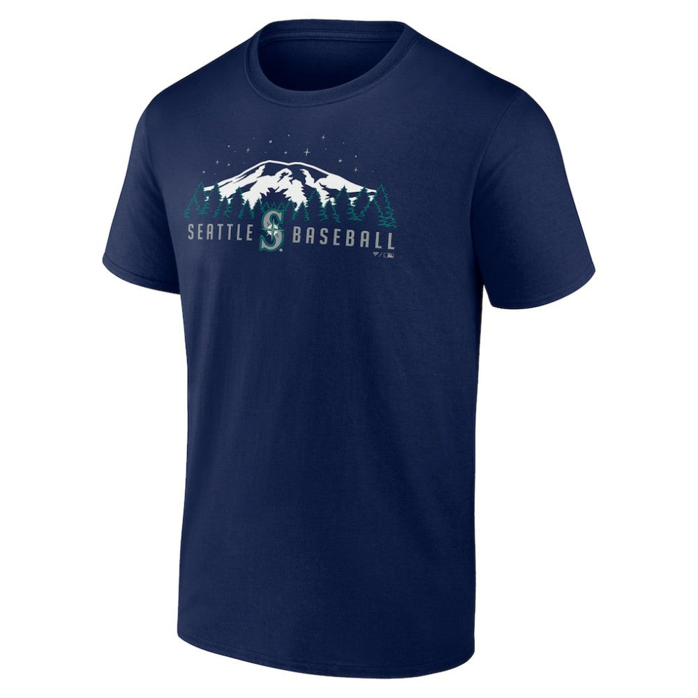 Seattle Mariners Mountains T-Shirt - Navy T-shirts