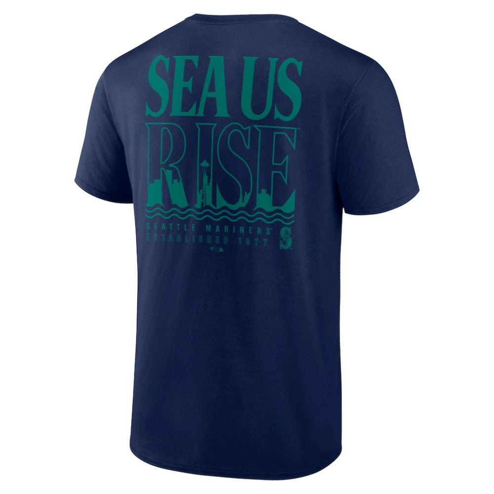 Seattle Mariners Sea Us Rise T-Shirt - Navy T-shirts