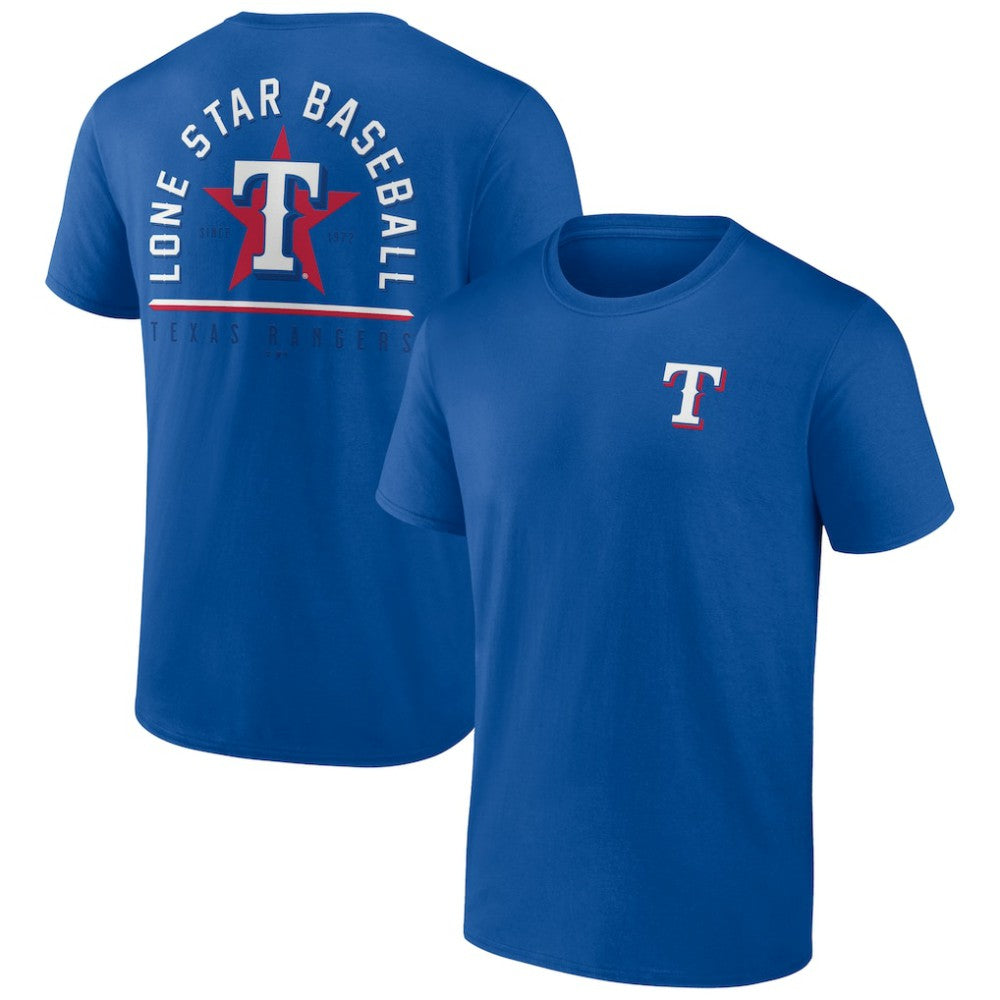 Texas Rangers Lone Star Baseball T-Shirt - Royal T-shirts