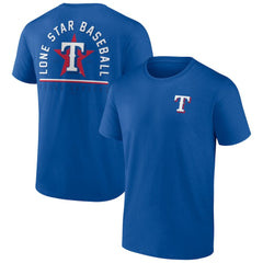 Texas Rangers Lone Star Baseball T-Shirt - Royal T-shirts