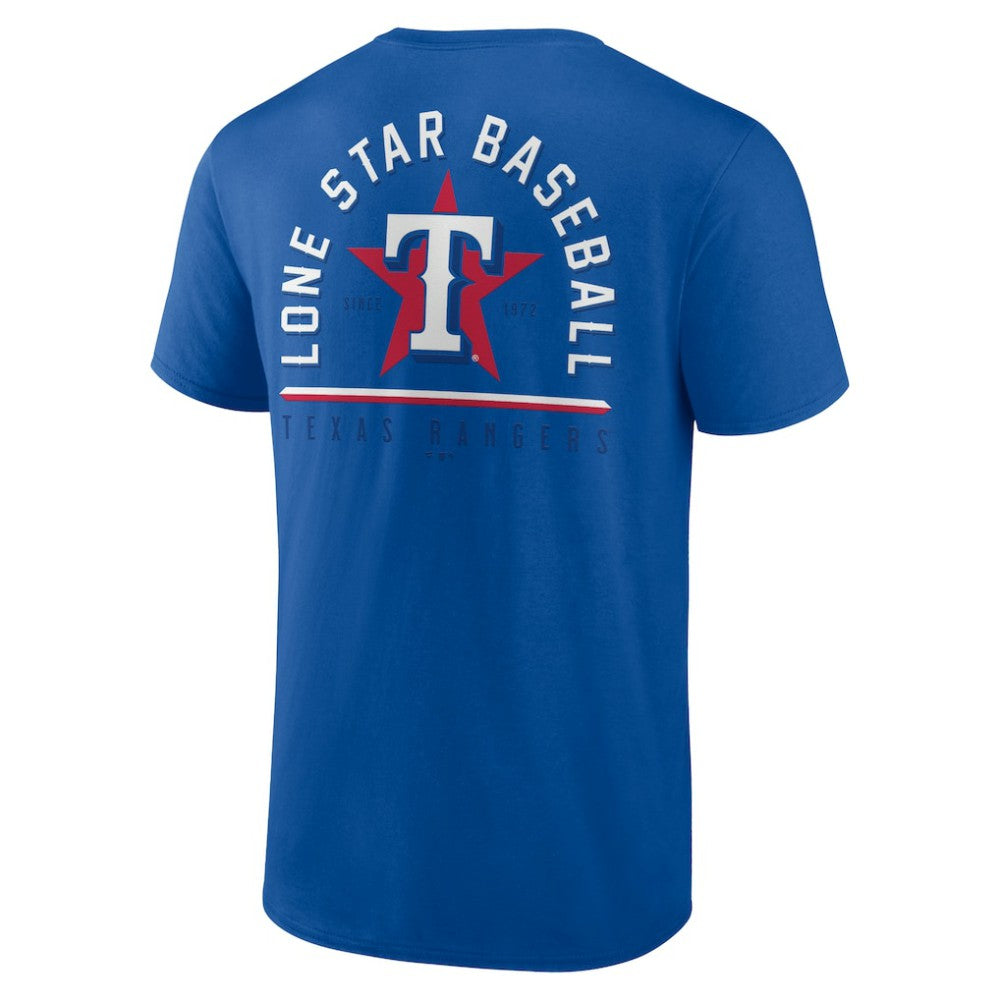 Texas Rangers Lone Star Baseball T-Shirt - Royal T-shirts
