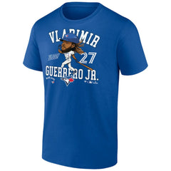 Vladimir Guerrero Jr. Toronto Blue Jays Caricature T-Shirt - Royal T-shirts
