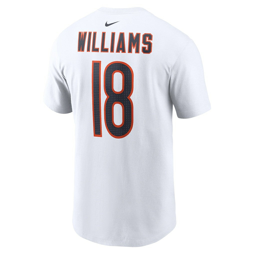 Caleb Williams Chicago Bears Name & Number T-Shirt White
