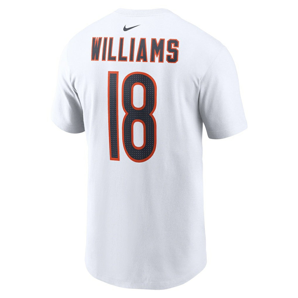 Caleb Williams Chicago Bears Name & Number T-Shirt White