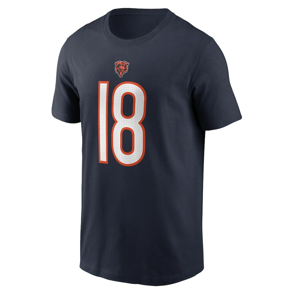 Caleb Williams Chicago Bears Youth Fuse Name & Number T-Shirt Navy