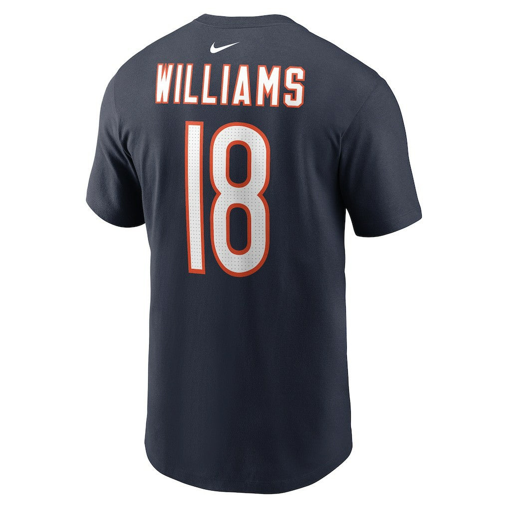 Caleb Williams Chicago Bears Youth Fuse Name & Number T-Shirt Navy