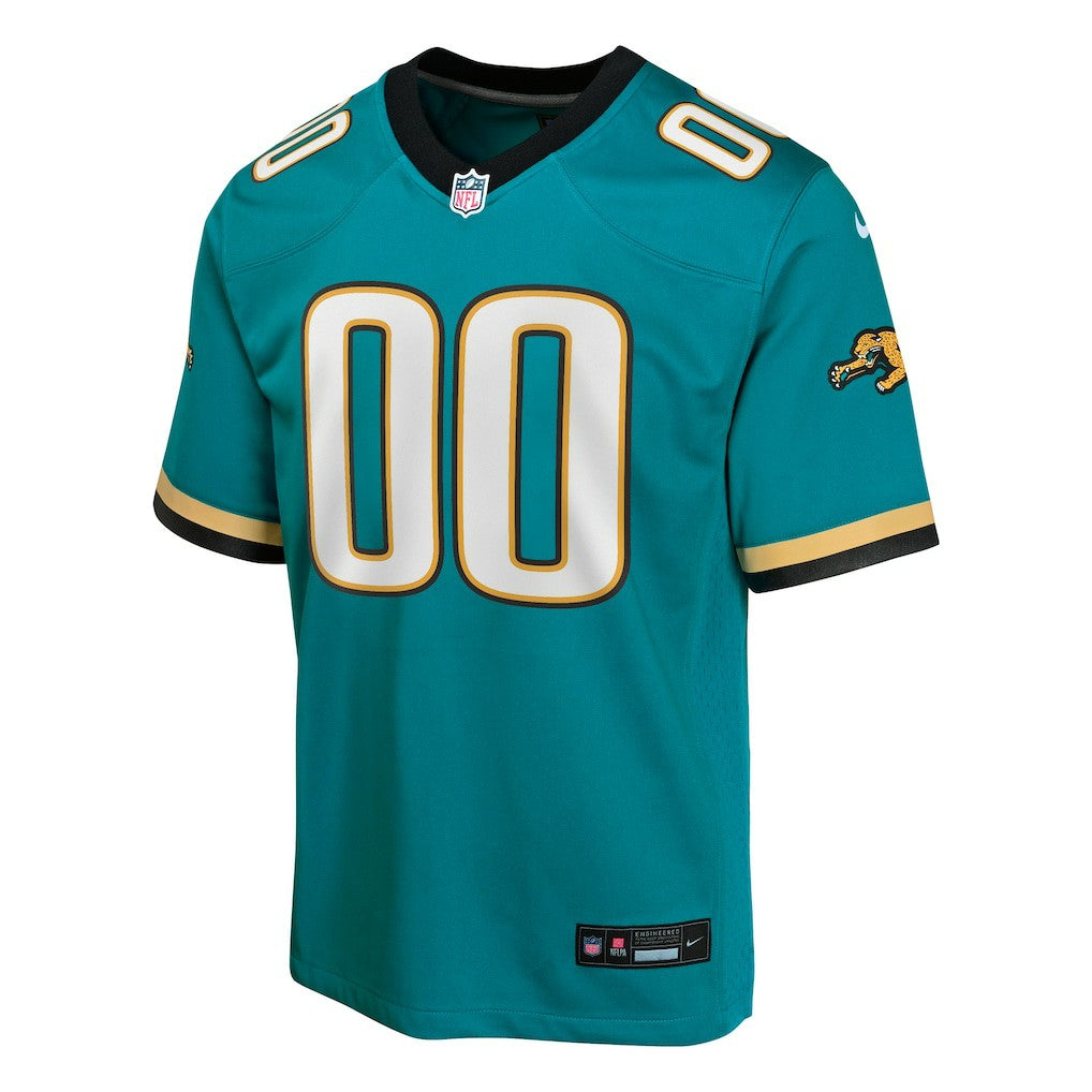 Jacksonville Jaguars Youth Prowler Throwback Custom Game Jersey Teal