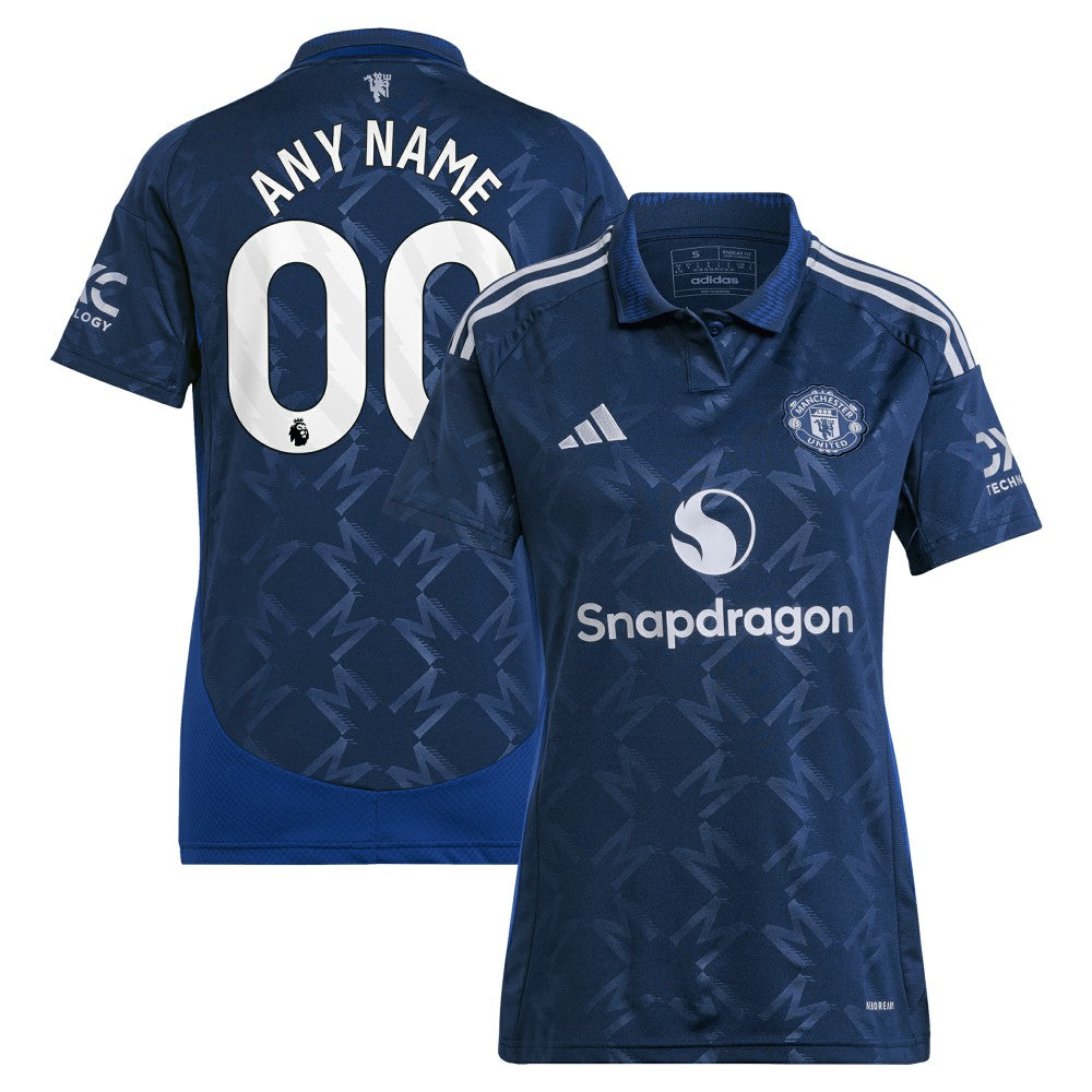 Manchester United Women's 2024/25 Away Replica Custom Jersey Navy sale