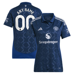 Manchester United Women's 2024/25 Away Replica Custom Jersey Navy sale