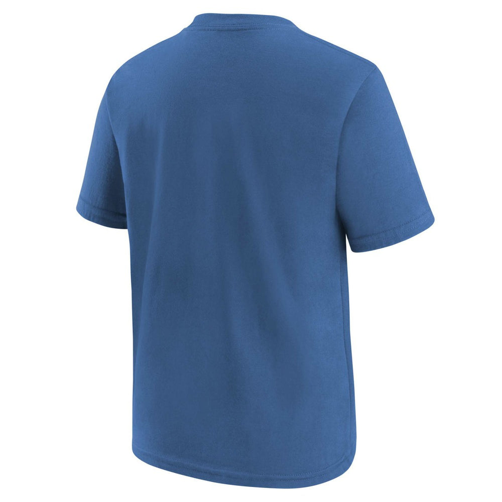 Detroit Lions Preschool Team Logo T-Shirt Blue