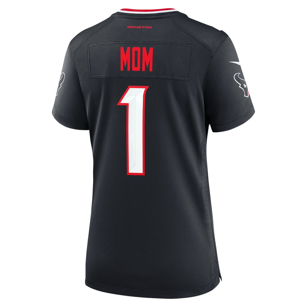 Houston Texans Women's #1 Mom Game Jersey Navy
