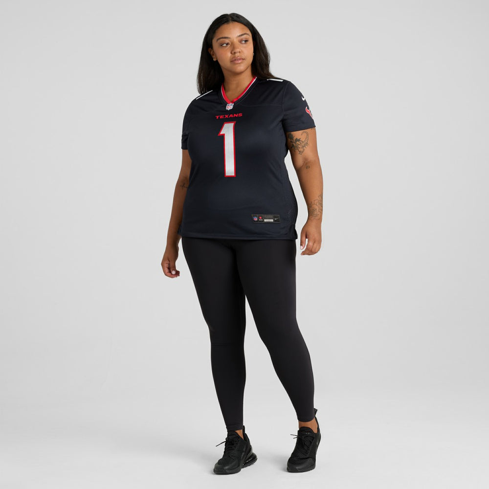 Houston Texans Women's #1 Mom Game Jersey Navy