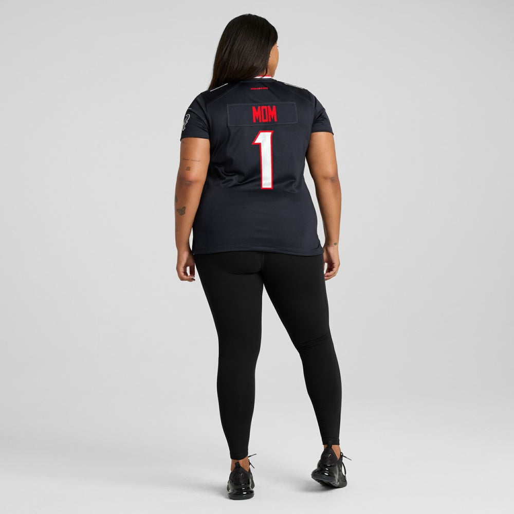 Houston Texans Women's #1 Mom Game Jersey Navy