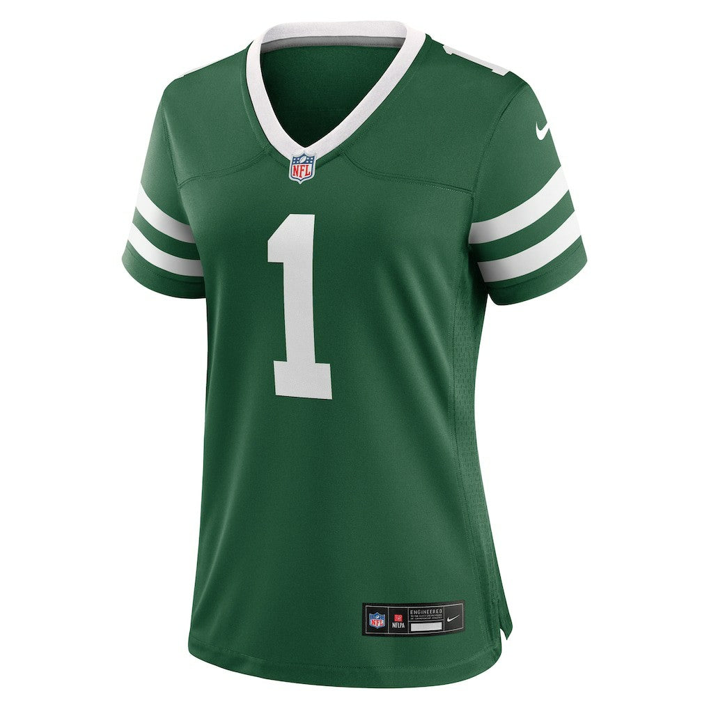 New York Jets Women's #1 Mom Game Jersey Legacy Green