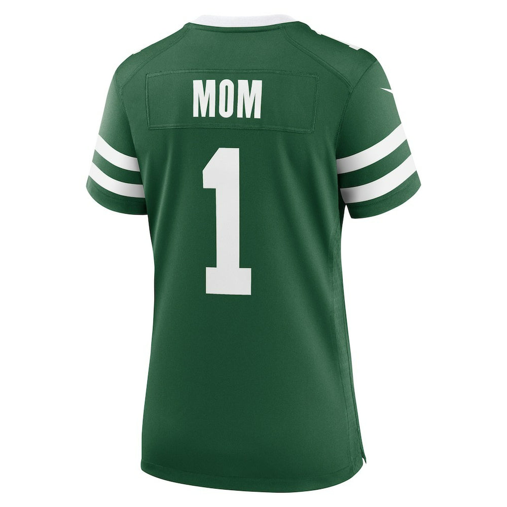 New York Jets Women's #1 Mom Game Jersey Legacy Green