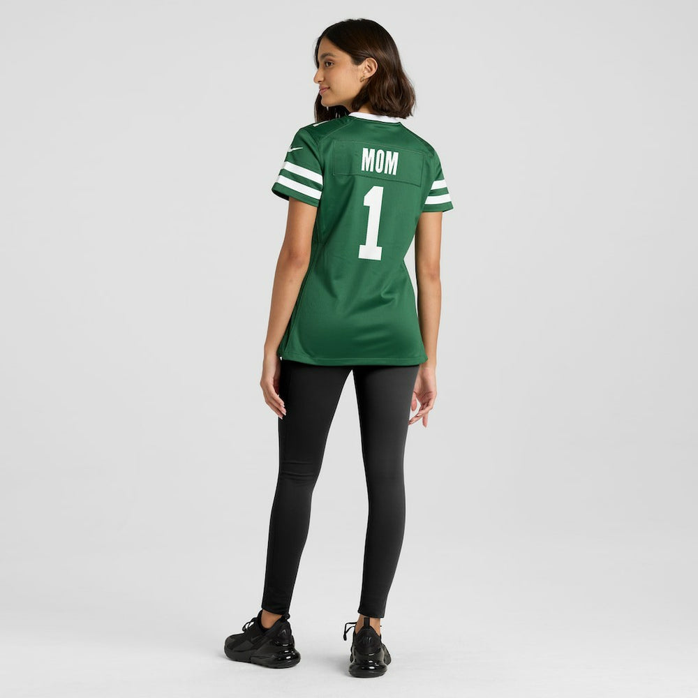 New York Jets Women's #1 Mom Game Jersey Legacy Green