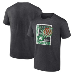 Boston Celtics 2024 Eastern Conference Champions Full Court Trap T-Shirt Heather Charcoal
