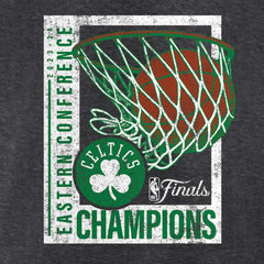 Boston Celtics 2024 Eastern Conference Champions Full Court Trap T-Shirt Heather Charcoal